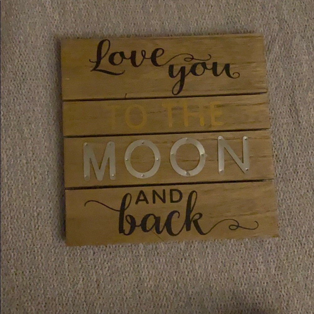 Home decor wooden sign